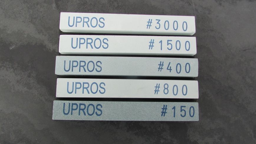 Масляный точильный камень 5 шт набор 150х20х10 UPROS 1892810646 фото