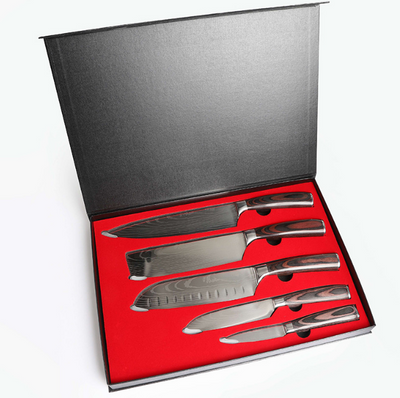 Набір кухонних ножів 5шт 7CR17 57CR17 фото