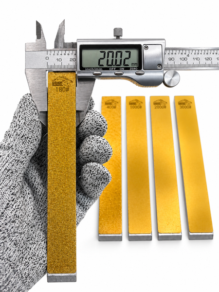 Набір алмазних точильних брусків з титановим покриттям 6шт . 80#180 #400 #1000 #2000 #3000 345665 фото